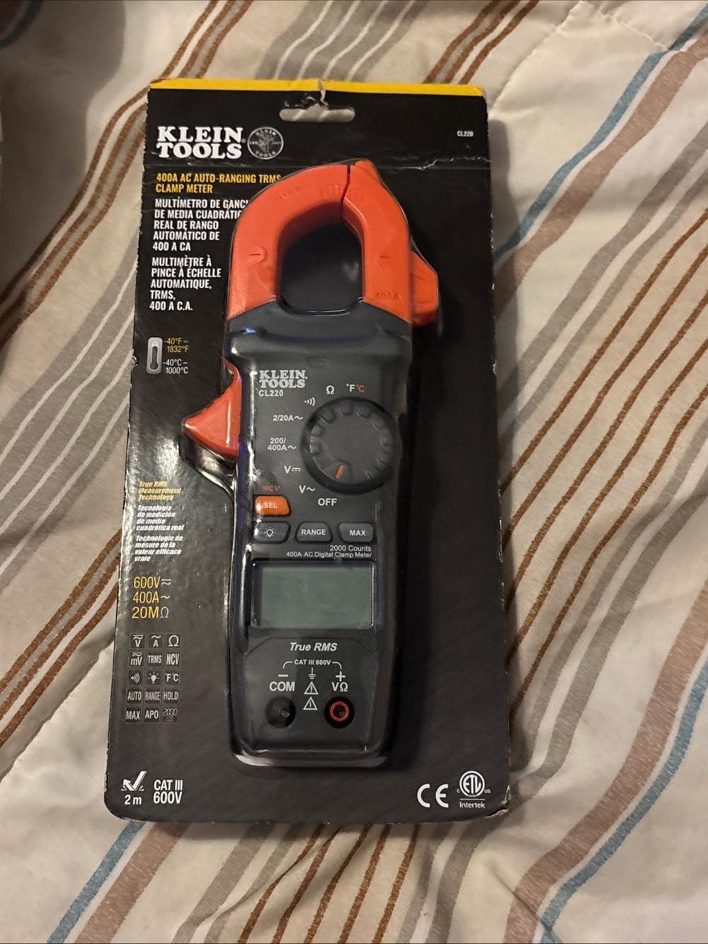 True RMS Clamp Meter - Orange/Black - Picture 4 of 8